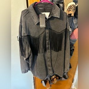 NEW WITH TAGS! XL Nasty Gal Shacket! Perfect for a bachelorette party!